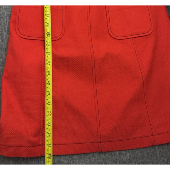 Boden Red Sheath Dress Crew Neck Short Sleeve Size 2R NWT - Picture 6 of 8